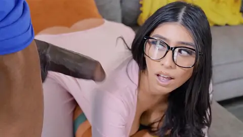 Chinese stud is frolicking with a gigantic bootie dark-hued damsel