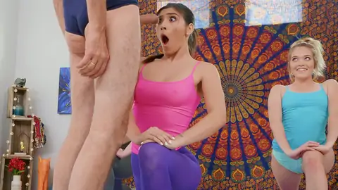 Brooklyn Gray likes yoga nearly as much as yam-sized lollipops